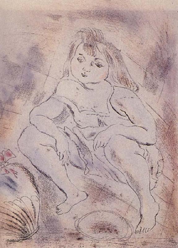 Jules Pascin Lucky girl Norge oil painting art